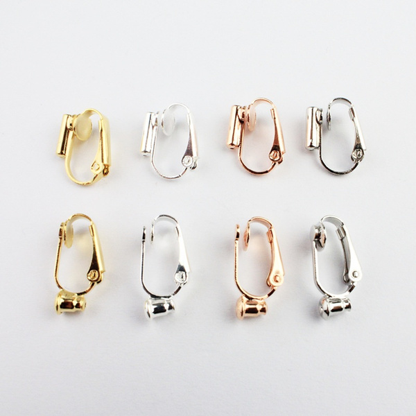 5pairs Clip on earring earring Clip converter non pierced clip adapter ...