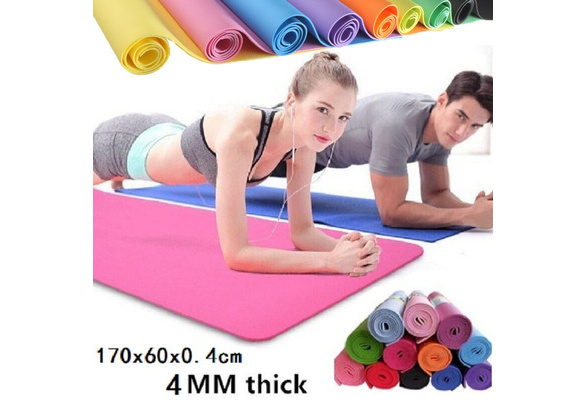 Yoga Mats Tapis Yoga Pilates Mat Workout Pats 6mm Thick EVA Foam Yoga Mat  Non Slip Yoga Pilates Exercise Fitness Mat Gym Mats for Home Workout,68 x  24 