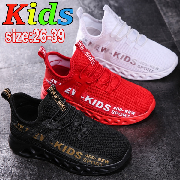 Daclay Kids Shoes Boys and Girls Childrens Sports Shoes Breathable Non-Slip Girls mesh Shoes