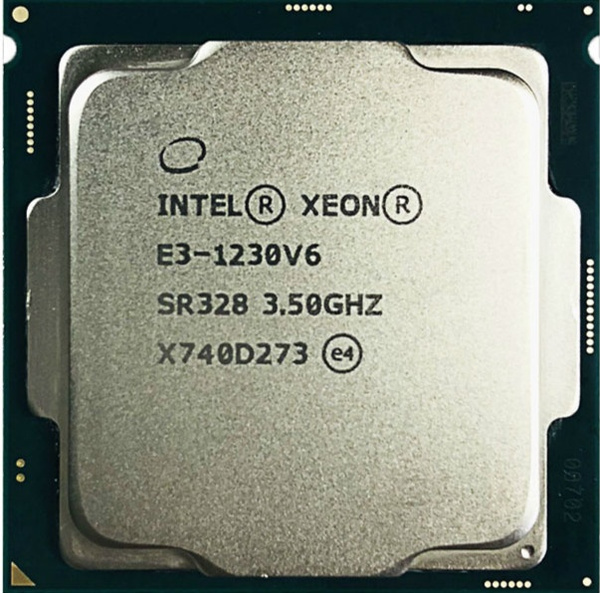 Intel Xeon E3-1230 v6 E3 1230v6 E3 1230 v6 3.5 GHz Quad-Core Eight-Thread  CPU Processor 72W LGA 1151