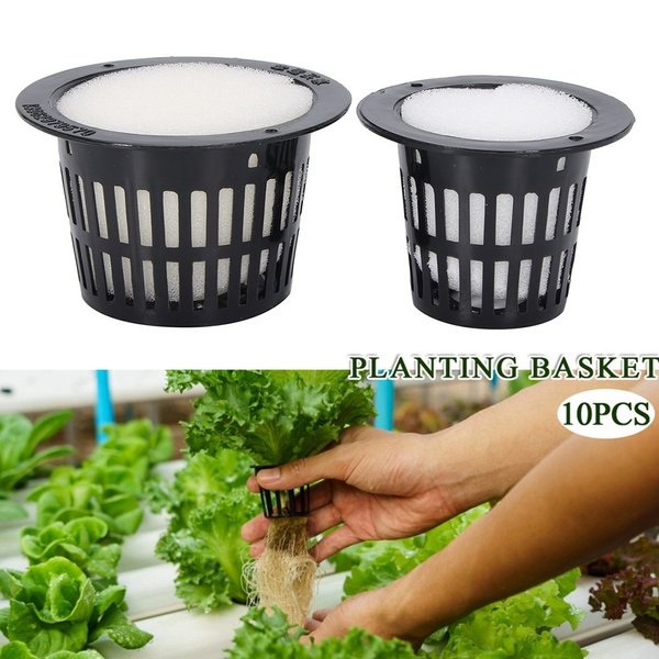 Aeroponic 10pcs Garden Clone Vegetable Plant Grow Hydroponic Net Cup ...