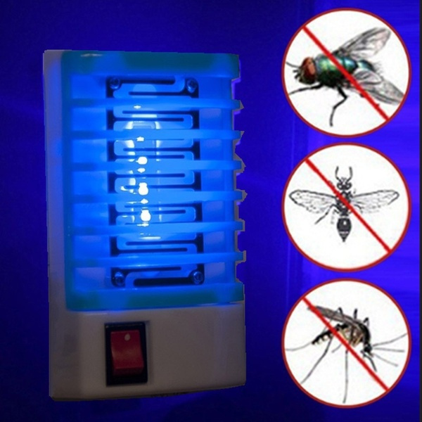 Electric Fly Bug Insect Trap Killer Zapper Night Lights Mosquito Repeller Lamp 