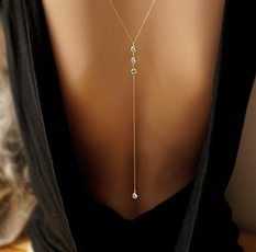sexy, Chain Necklace, Jewelry, Crystal Jewelry