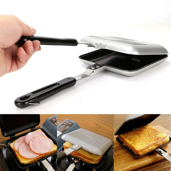 Durable Toast Kitchen Tool Baking Bread Toaster Grill Machine Sandwich Maker  Frying Pan