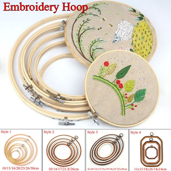 3-Pack OVAL Embroidery Hoops