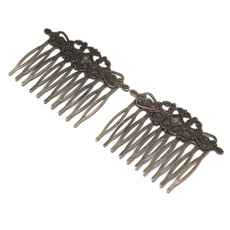 Antique, Barrettes, Metal, hair