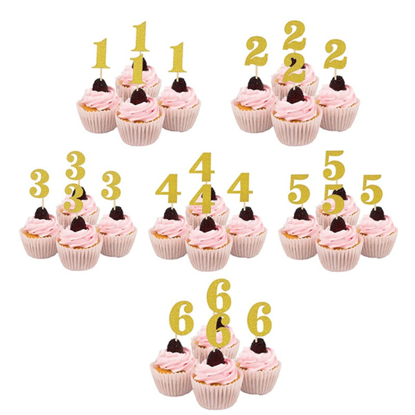 10 Year Old Cupcake Toppers