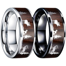 Steel, tungstenring, Fashion, Engagement Ring