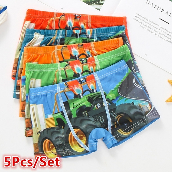 5pcs/lot Cartoon Boy Children Underpants Briefs Underwears Girls