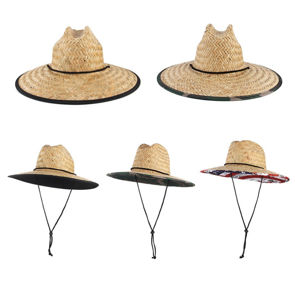 Large Mens Straw Hat 