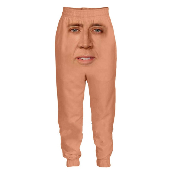 Buy Nicolas Cage Face Baggy Sweatpants 3d Print Men Women Cartoon Rock Full...