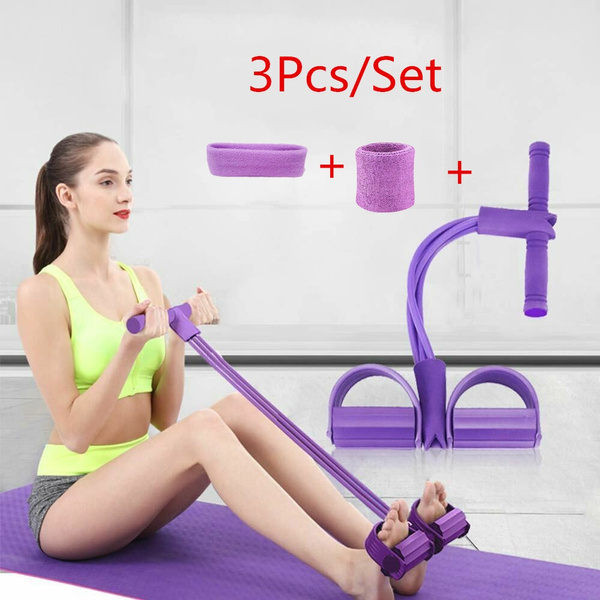 Gym Workout Bands Pedal Ankle Puller Resistance Bands Elastic Up Pull Rope
