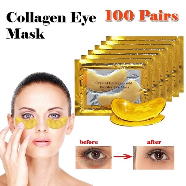 Powder gold eye mask