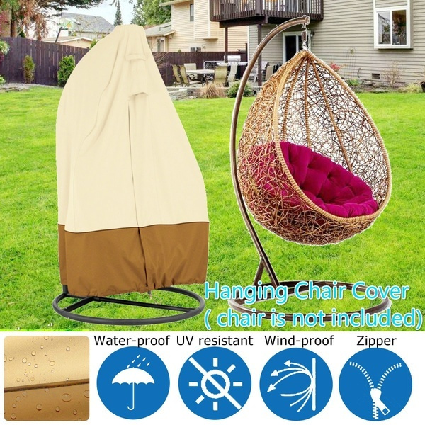 190x115cm Hanging Chair Cover Terrace Egg Rocking Waterproof Heavy Duty Oxford Outdoor Furniture Protective Wish 190x115cm Hanging Chair Cover Terrace, Garden Rocking Chair Covers