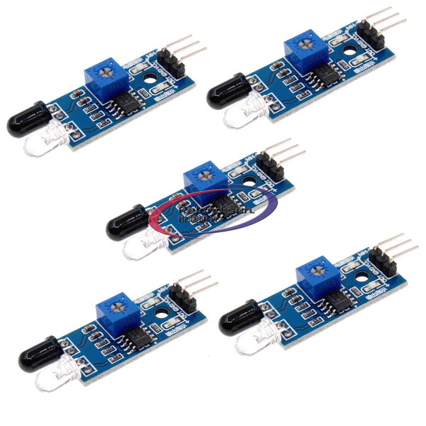 5pcs IR Infrared Obstacle Avoidance Sensor Module for Arduino Smart Car ...