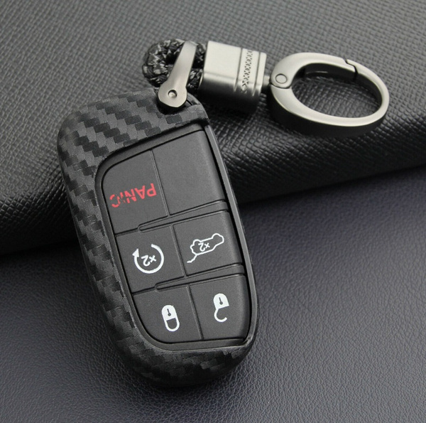 TG Auto Key Fob Cover Keyless Remote Case Protector Accessories For Chrysler 200 300 PT Cruiser Dodge Charger Magnum Durango Jeep Grand Cherokee Commander Liberty OHT692427AA Pink