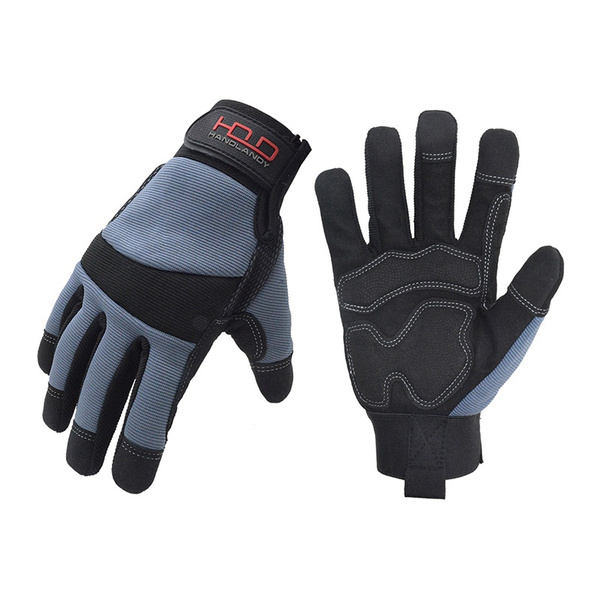 HANDLANDY Anti Vibration Gloves Hivis Reflective Safety Work Gloves