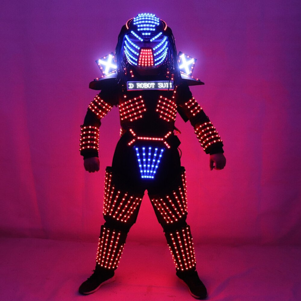 LED Costume LED Clothing Light suits LED Robot suits Luminous