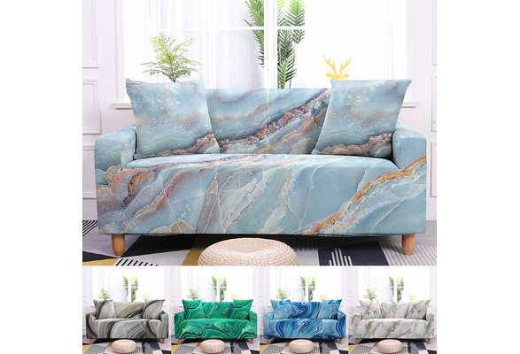 Details about   Marble Slipcovers Sofa Cover Elastic Sectional Sofa Covers Sofa Set Loveseat 