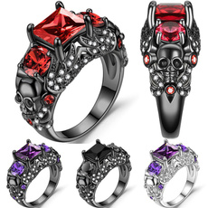Goth, Jewelry, skull, Crystal