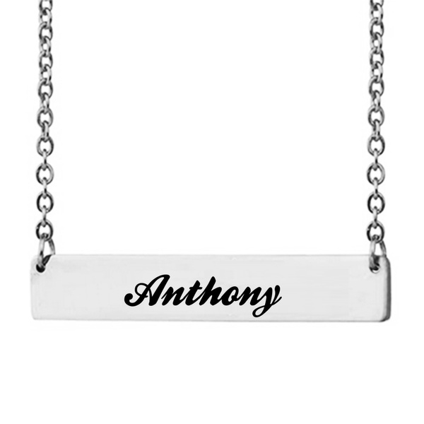 Anthony deals name necklace