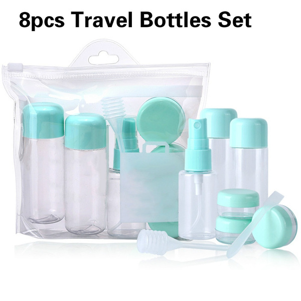 Leakproof Squeeze Bottles Travel Accessries Containers for Travel Toiletries Shampoo and Conditioner 4 x 3oz POLENTAT Travel Bottles