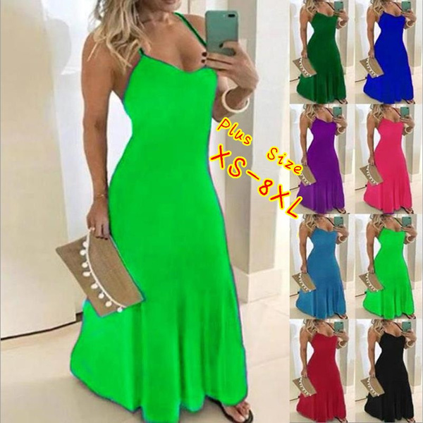 Vestido De Mujer Verano Sin Mangas O Neck Party Swing Vestido De Mujer Verano Sin Mangas O Neck Party Swing