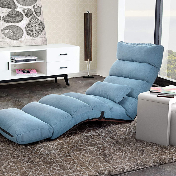 Folding Lazy Sofa Chair Lounge, Floor Lounger Lazy Sofa