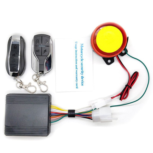 bike security alarm and remote start system