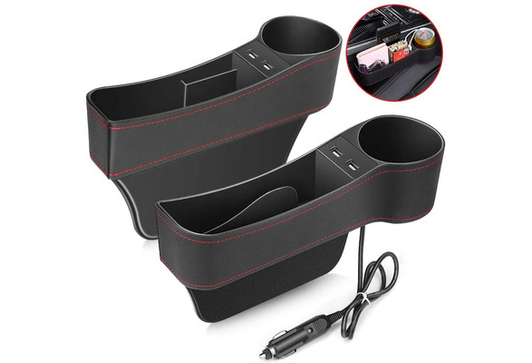 2Pcs Car Console Side Organizer Car Seat Gap Storage Box Pocket Organizer Seat  Gap Filler, 1 unit - Kroger