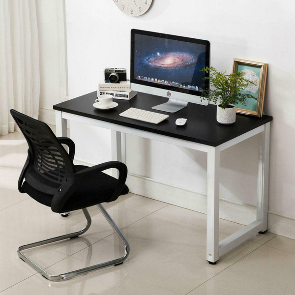 Computer Desk Laptop Writing Table Wood Workstation Home Office Furniture  black