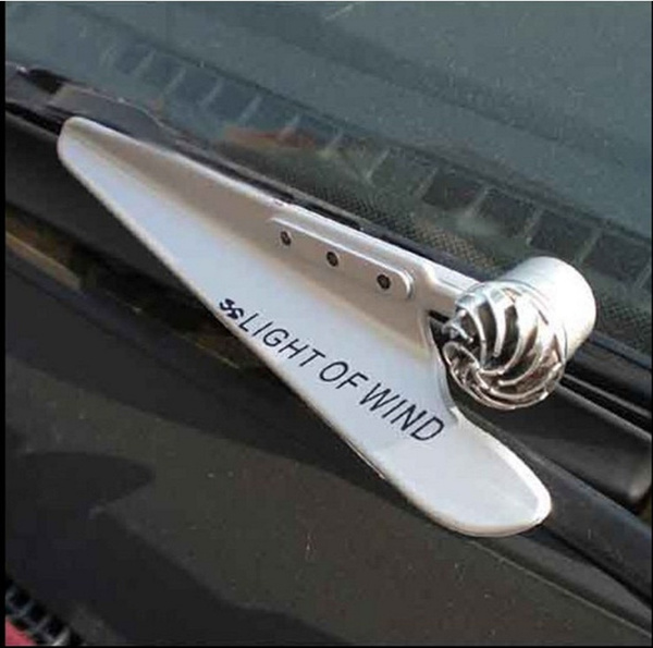 Car decorative lights, car wiper wind power generator lights, LED car