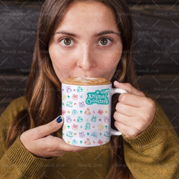 Animal Crossing Mug nintendo cup Cute Coffee Morning Water Drink oz.  beautiful