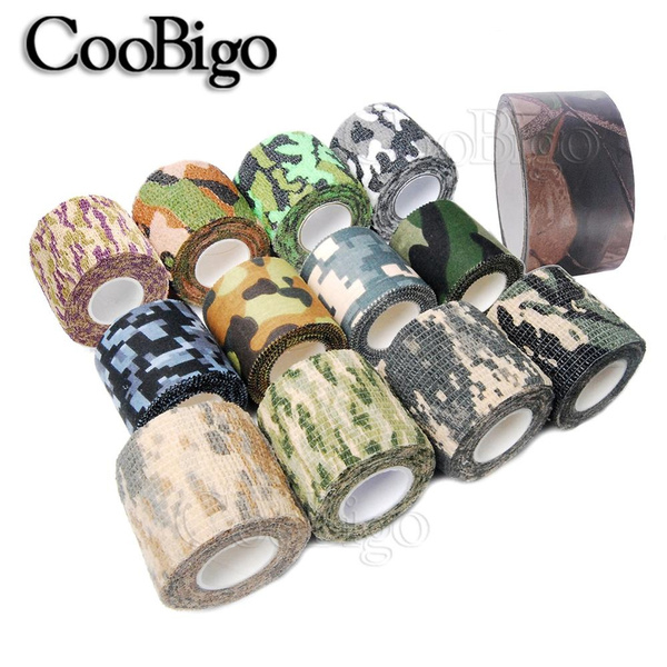 1 Roll Camo Tape Nonwoven Selfadhesive Camouflage Hunting Paintball