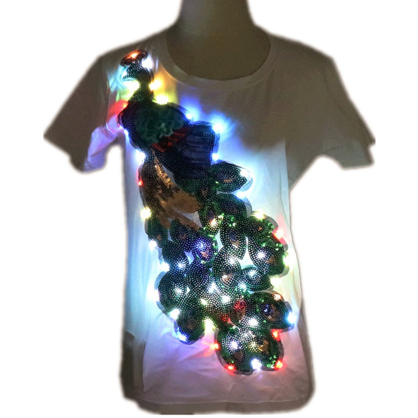 dj led shirt