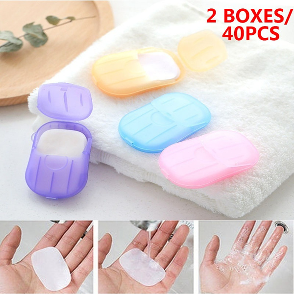 2 Boxes/4 Boxes/6 Boxes Set Portable Hand Wash Soap Disposable Washing ...