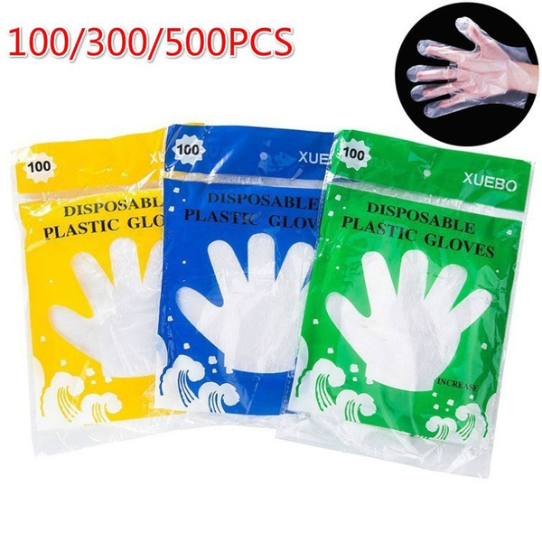 kitchen disposable plastic gloves