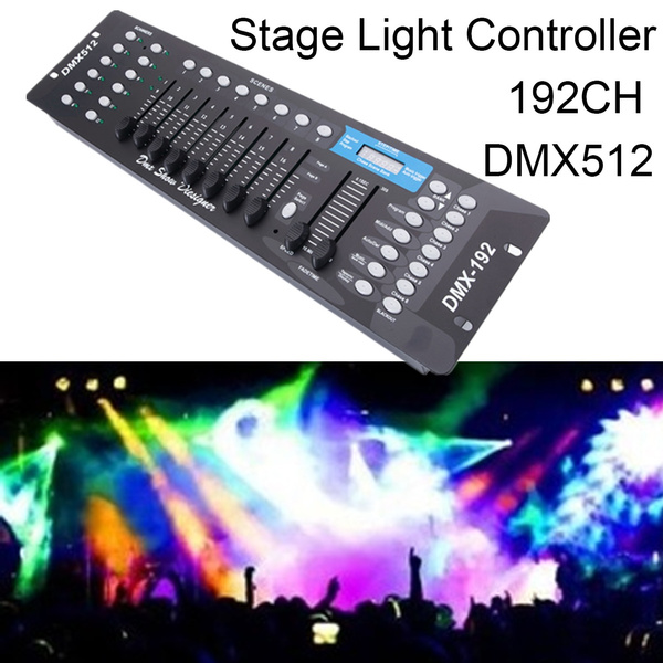 192CH DMX512 Controller Stage Lighting Party DJ Disco Operator ...