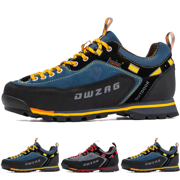 Men's Outdoor Hiking Trekking Shoes Genuine Leather Shoes Sports Sneakers |  Wish
