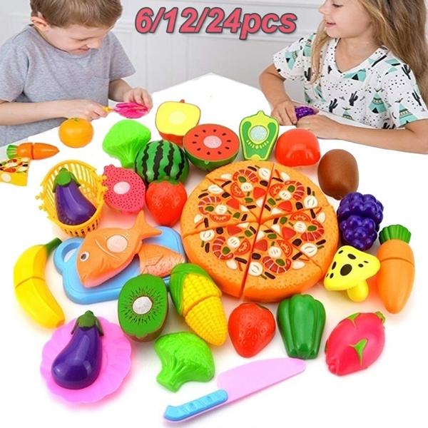 fruit cutting toy set