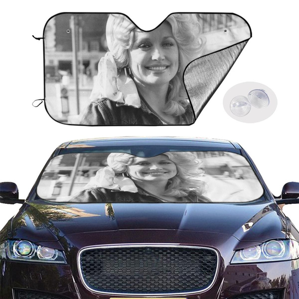 Dolly Parton printing fashion Car sunshade Wish