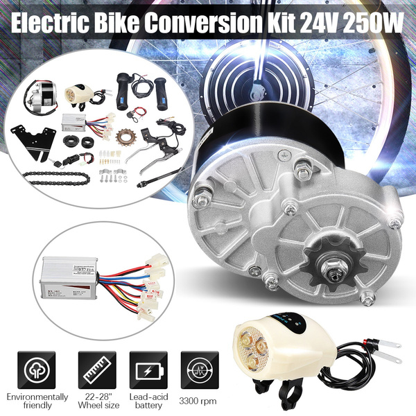 24V 250W Electric Bike Conversion Scooter Motor Controller Kit For  22-28inch Bike | Wish