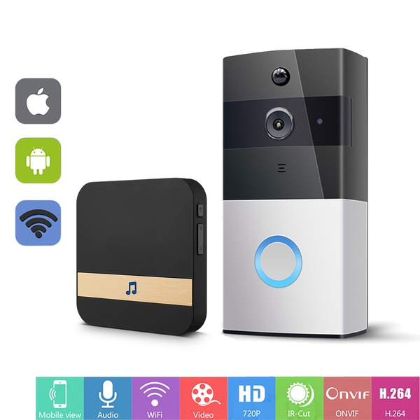 Videoportero inalámbrico WiFi Cámara IP 720P Timbre de timbre de puert Videoportero inalámbrico WiFi Cámara IP 720P Timbre de timbre de puert