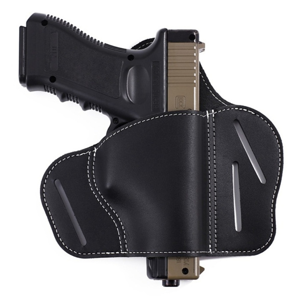 New Concealed Belt Holster general Leather Black Stealth small holster