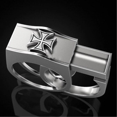 wedding ring, 18k gold ring, european, Cross
