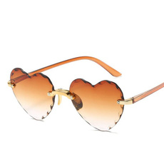 Heart, Fashion Sunglasses, womenglasse, peach