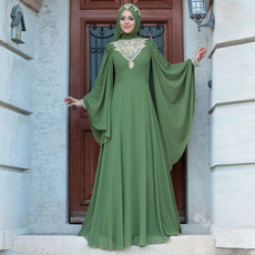 Fashion, muslimhijabhat, long dress, kaftandresse