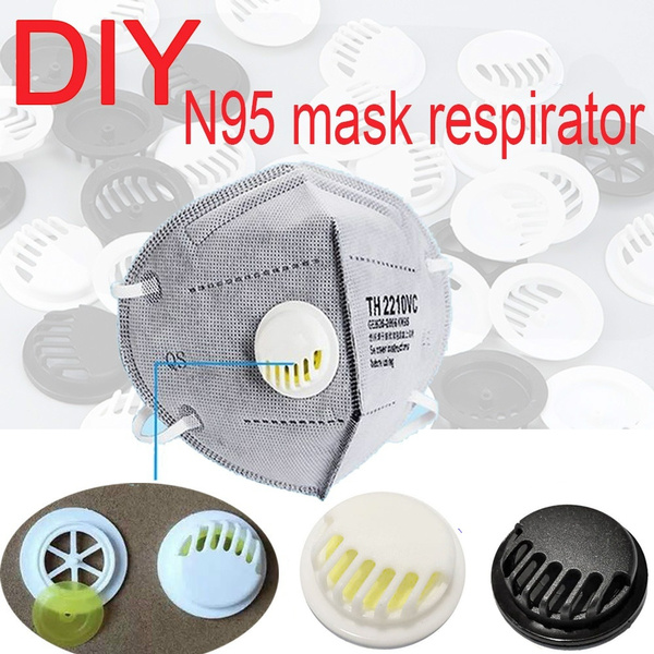 Diy N95 Face Mask Breathing Valve Round Shape Replacement Activated Carbon Filters Pm2 5 Air Filter Accessories Wish - Diy Activated Carbon Air Filter Mask