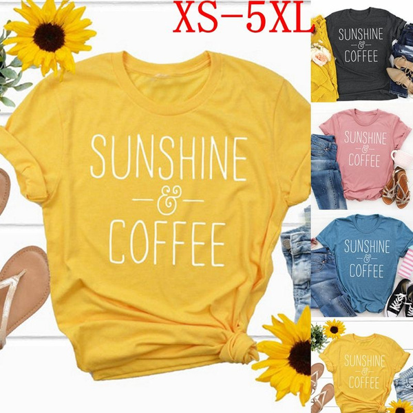 Coffee Graphic Tee, Cute Womens Tops, Cute Shirts For Women