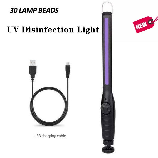 Portable UV UVC Disinfection Lamp Handheld Germicidal Sterilizer Light Tube USB 